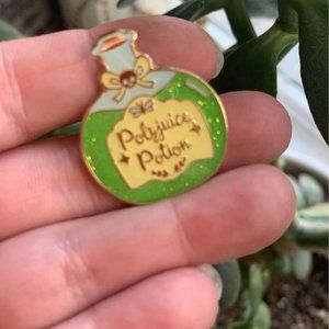 Brand new Harry Potter inspired poly juice potion enamel pin